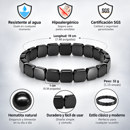 Hiron™ Pulsera De Hematita